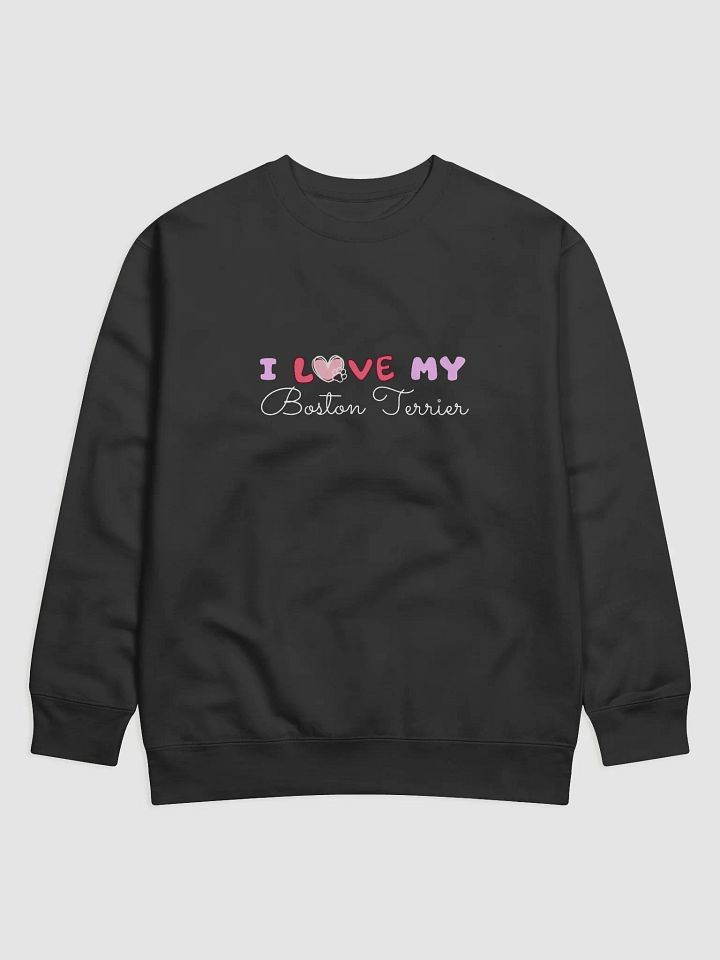 Pawfect Love Boston Terrier Premium Sweatshirt product image (1)
