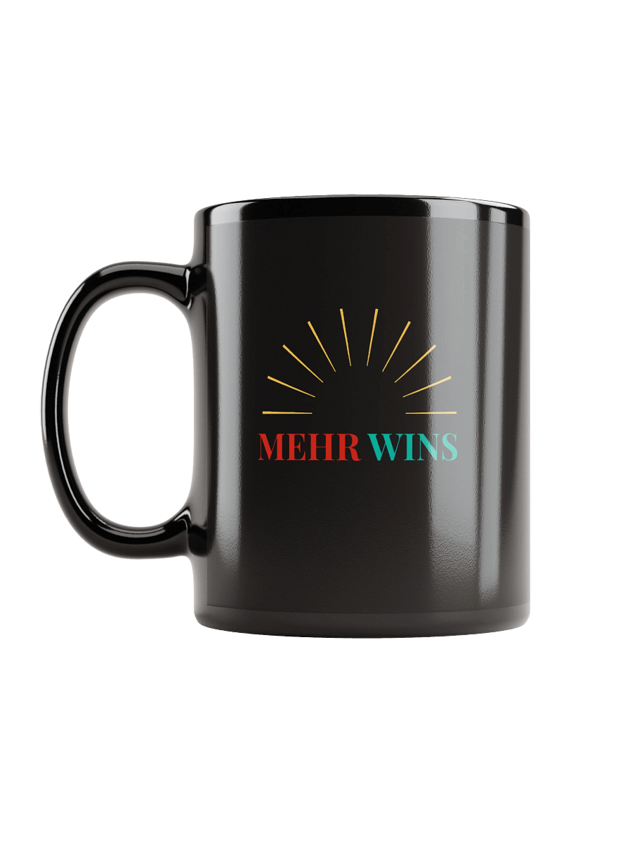 Mehr Wins - Black Mug (Style 4) product image (6)
