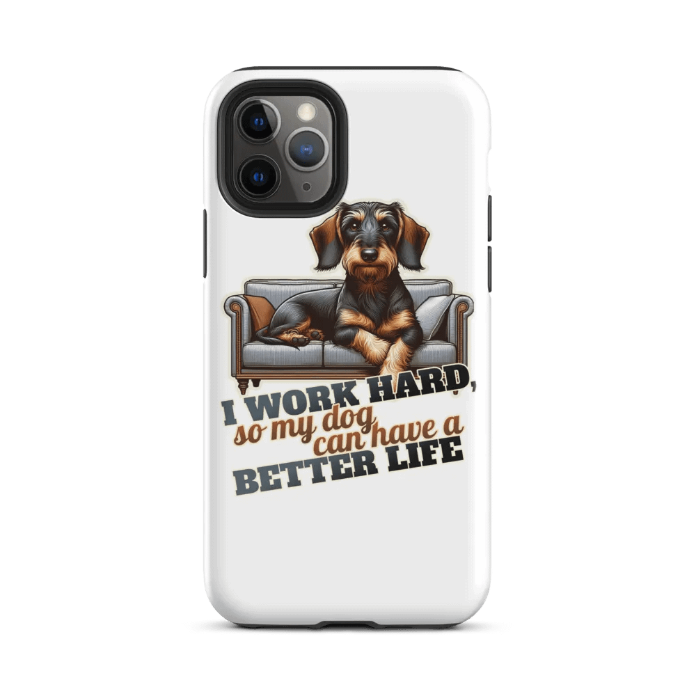 Work Hard – Dachshund - iPhone® Tough Case product image (27)