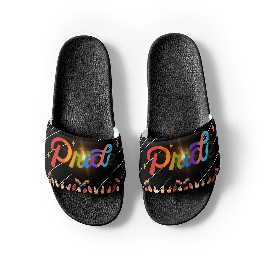 LGBTQIAP2S+ 2025, Pride Glow, Men's Slides product image (3)