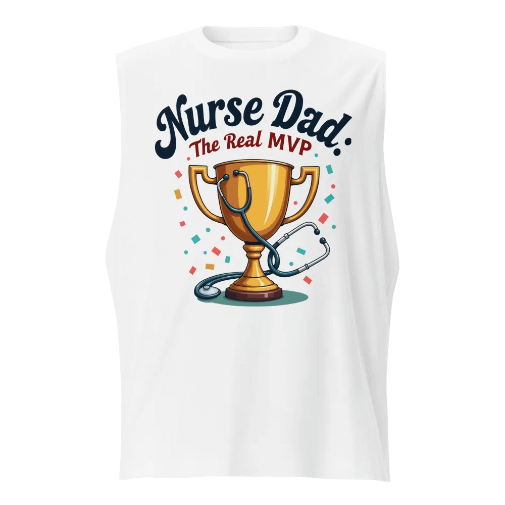 Nurse Dad MVP Trophy Muscle Tank product image (1)