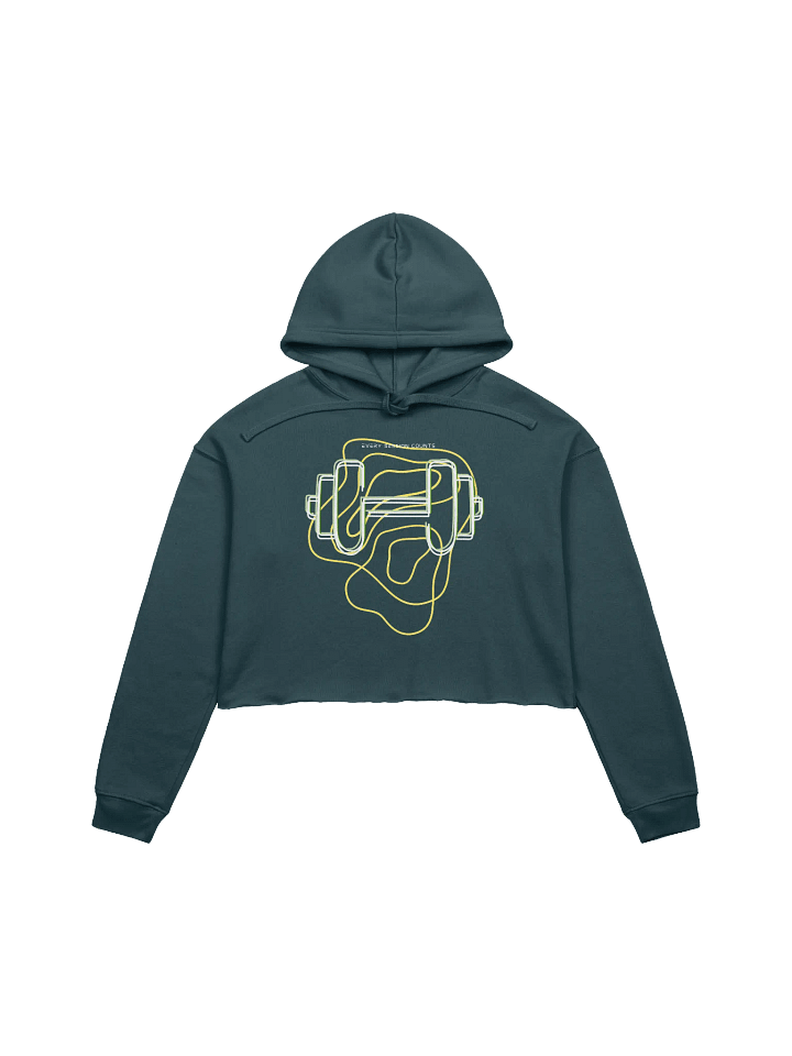 Strength in Style Dumbbell Crop Hoodie product image (7)