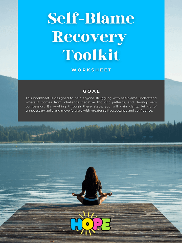 Self-Blame Recovery: A Guided Journal for Letting Go of Guilt product image (1)