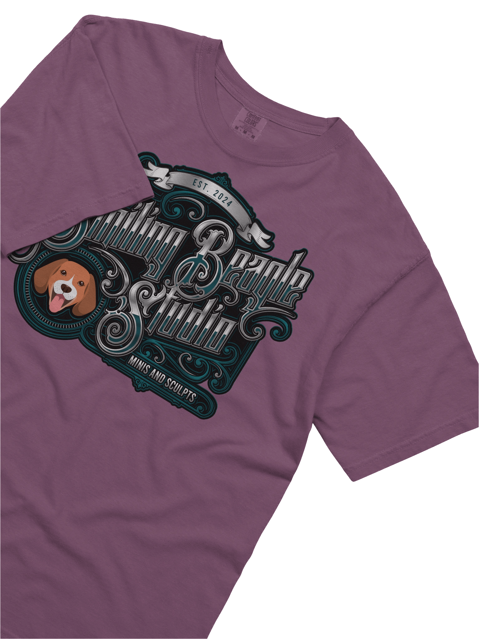 Elegant Beagle Logo Comfort Tee product image (25)