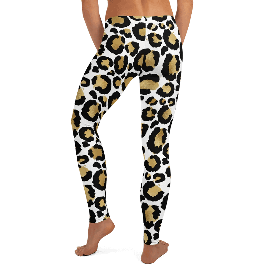 Black and Gold Leopard Overlay Print Leggings – Stylish, Bold & Luxuriously Comfortable product image (8)