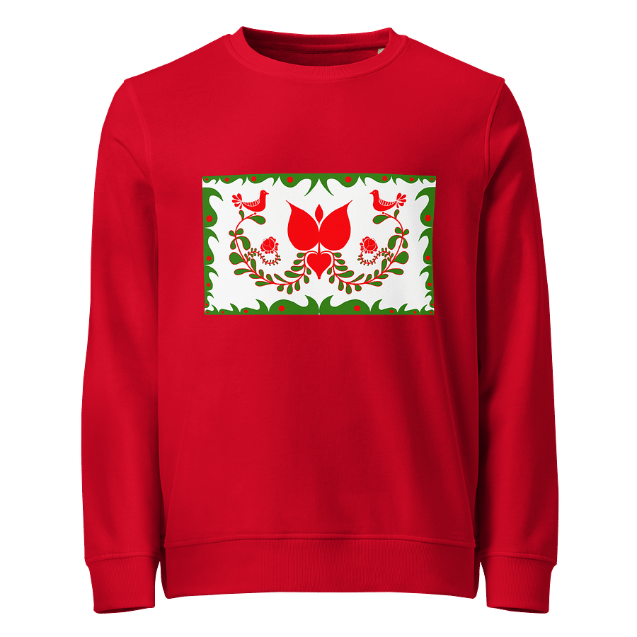 Hungarian Vibes Folk Art Organic Sweatshirt product image (1)