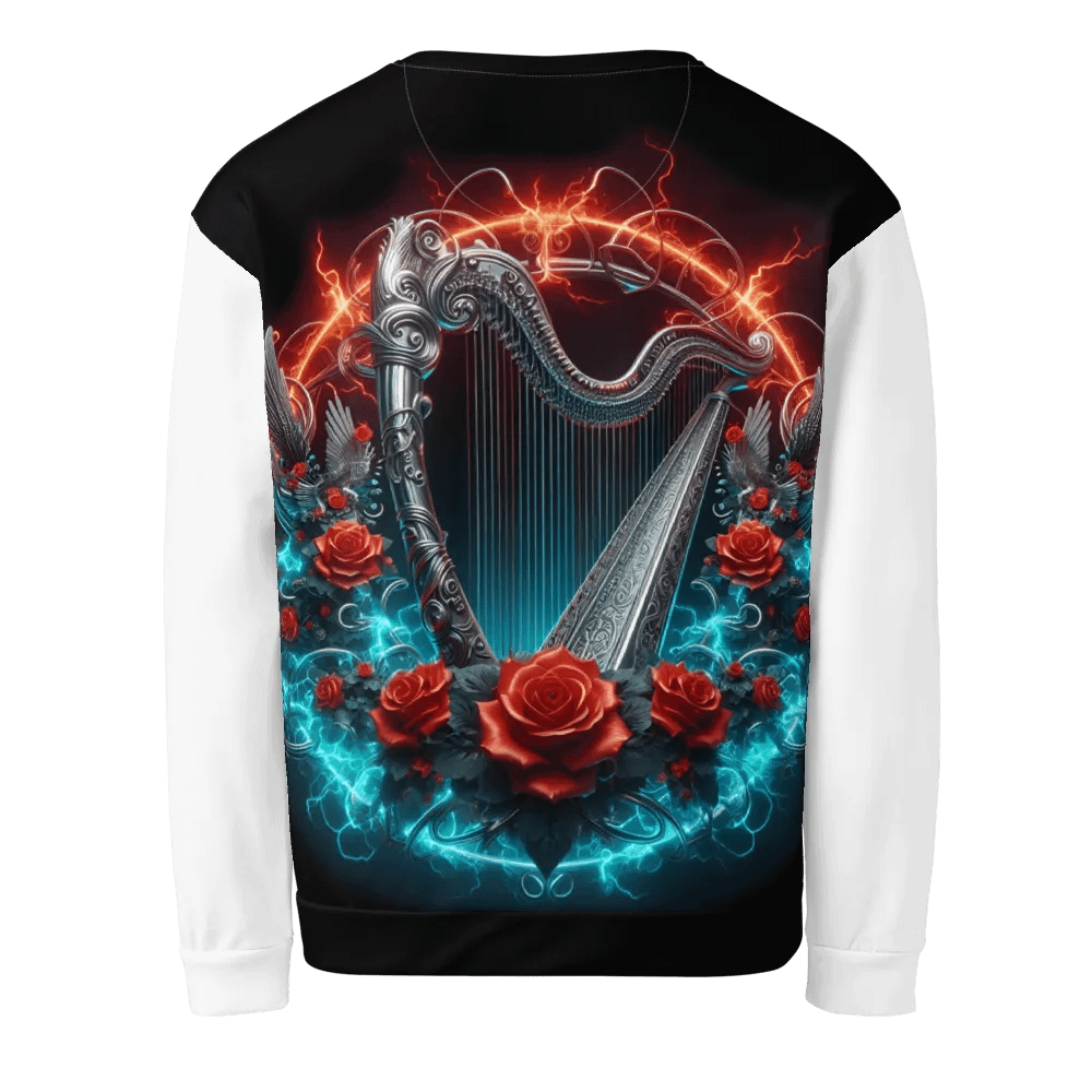Electric Rose Fantasy Silver Harp - Unisex Sweatshirt #17 product image (3)