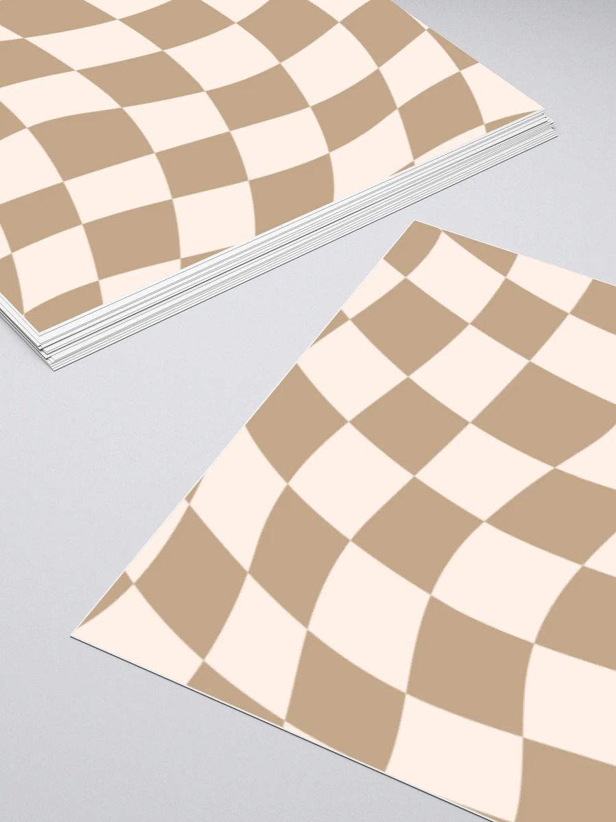 Brown preppy area sticker product image (14)