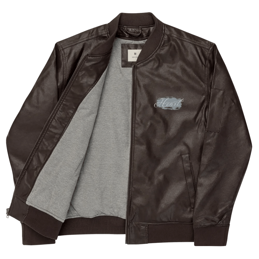 Threadfast Apparel Faux Leather Bomber Jacket (v6) product image (3)