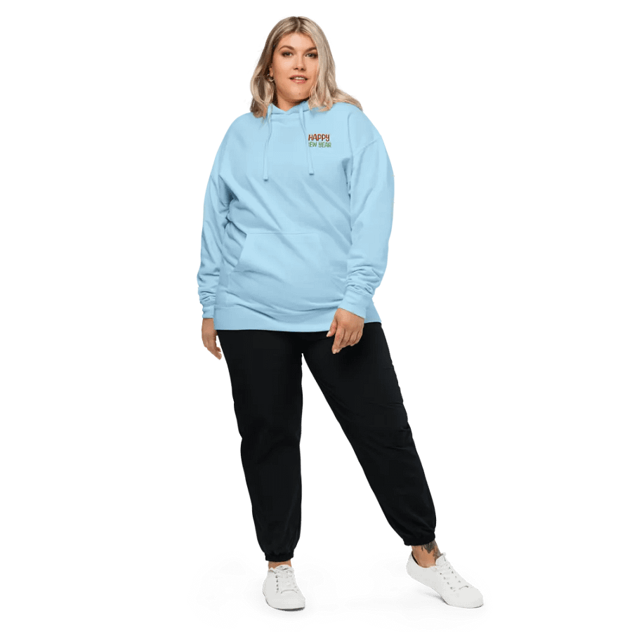 Embroidery Happy New Year Hoodie product image (43)
