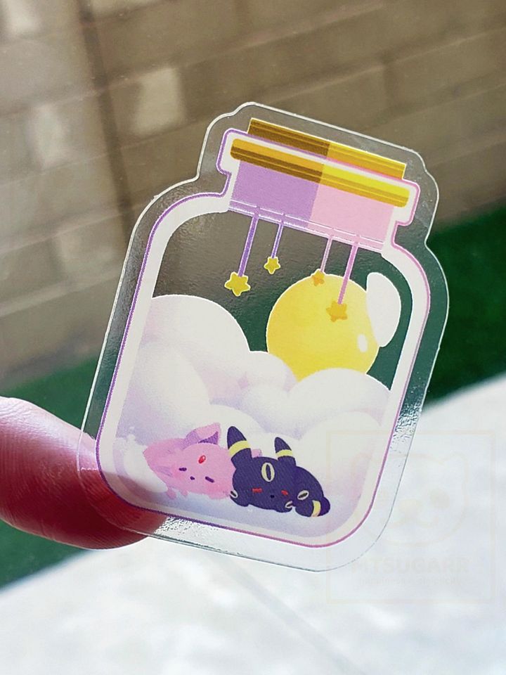 Pokemon | Umbreon x Espeon Jar Sticker product image (1)