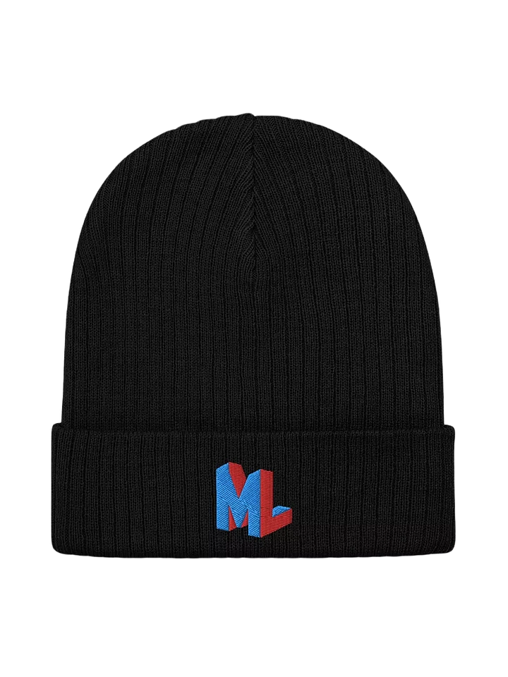 Embroidered Initials - Ribbed Knit Beanie product image (1)