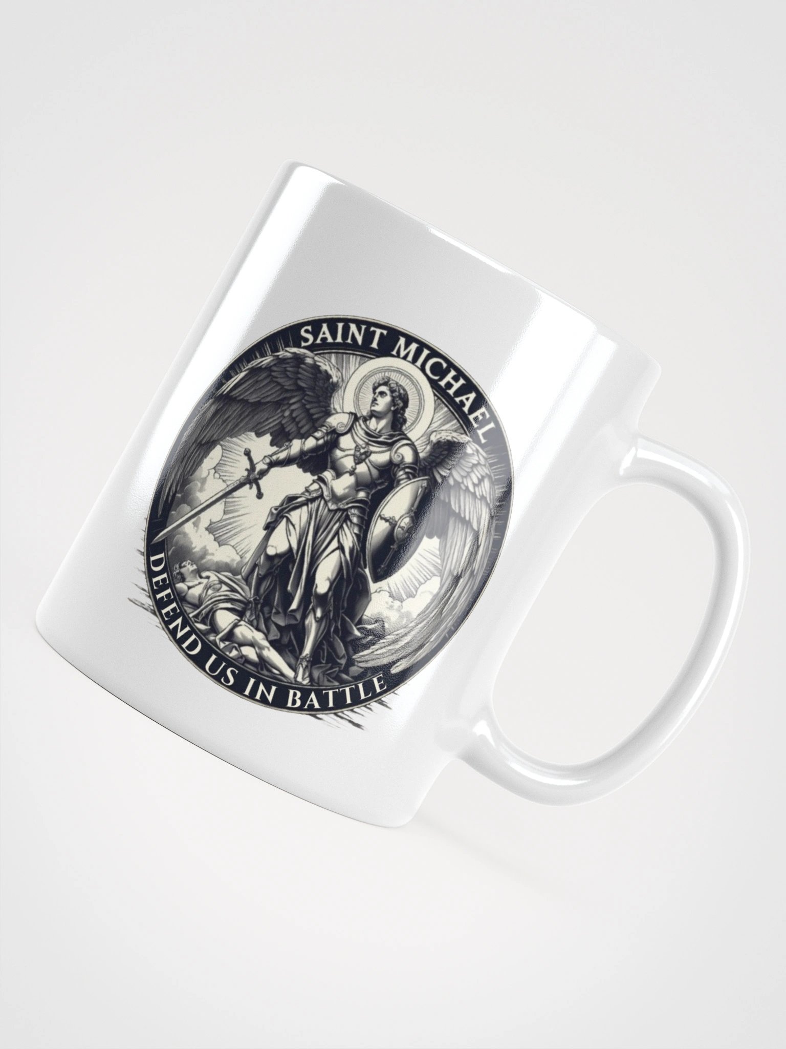St Michael Defend Us In Battle Mug product image (11)