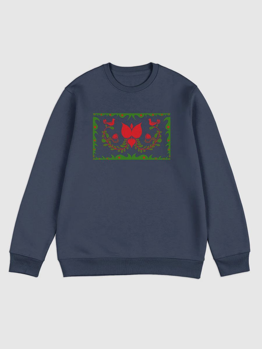 Deep Blues Hungarian Floral Harmony Eco Sweatshirt product image (1)
