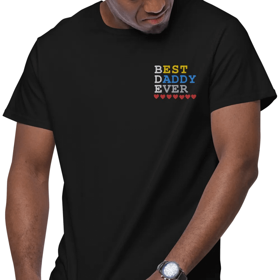 Best Daddy Ever Premium Cotton T-Shirt product image (5)