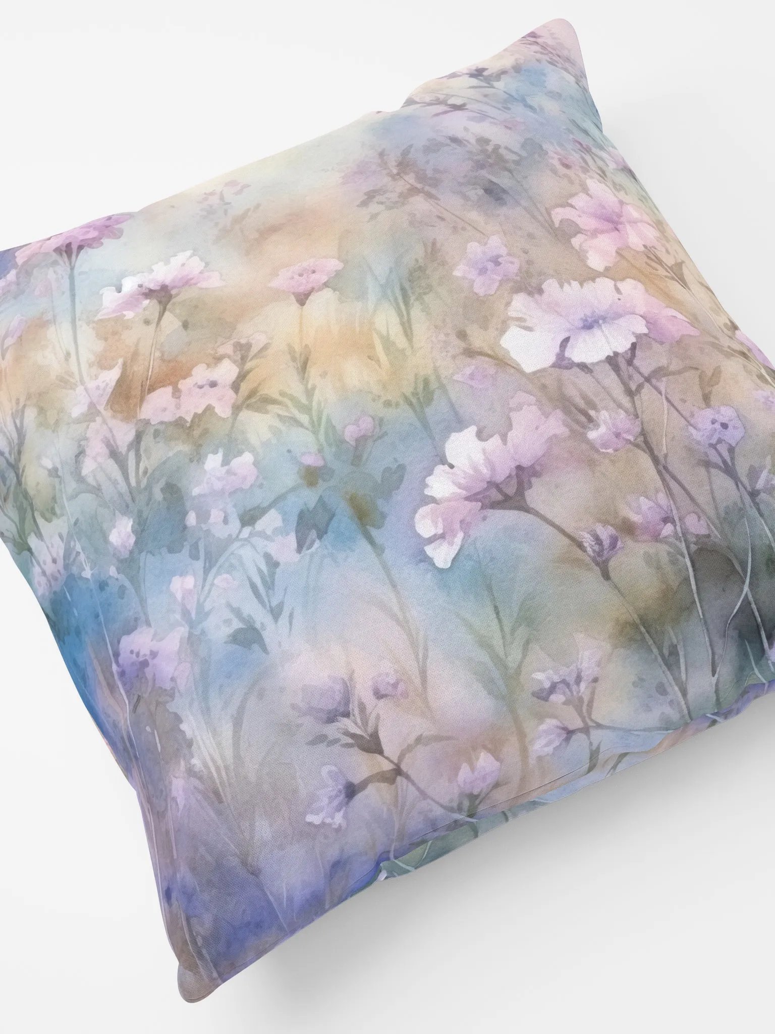 Wildflower Meadow In Pastel All-Over Print Pillow product image (4)