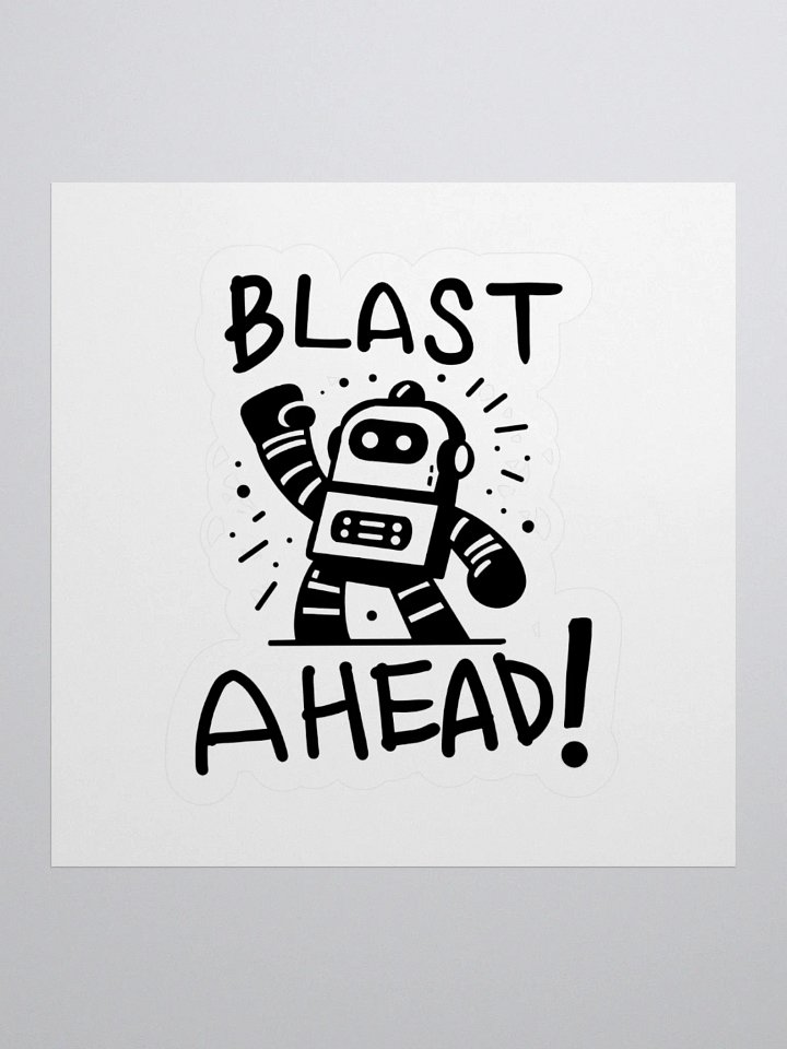 Blast Ahead Kiss Cut Stickers product image (1)