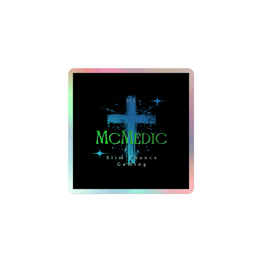 ✨ McMedic Faith Holographic Sticker 🚑🎮 product image (1)