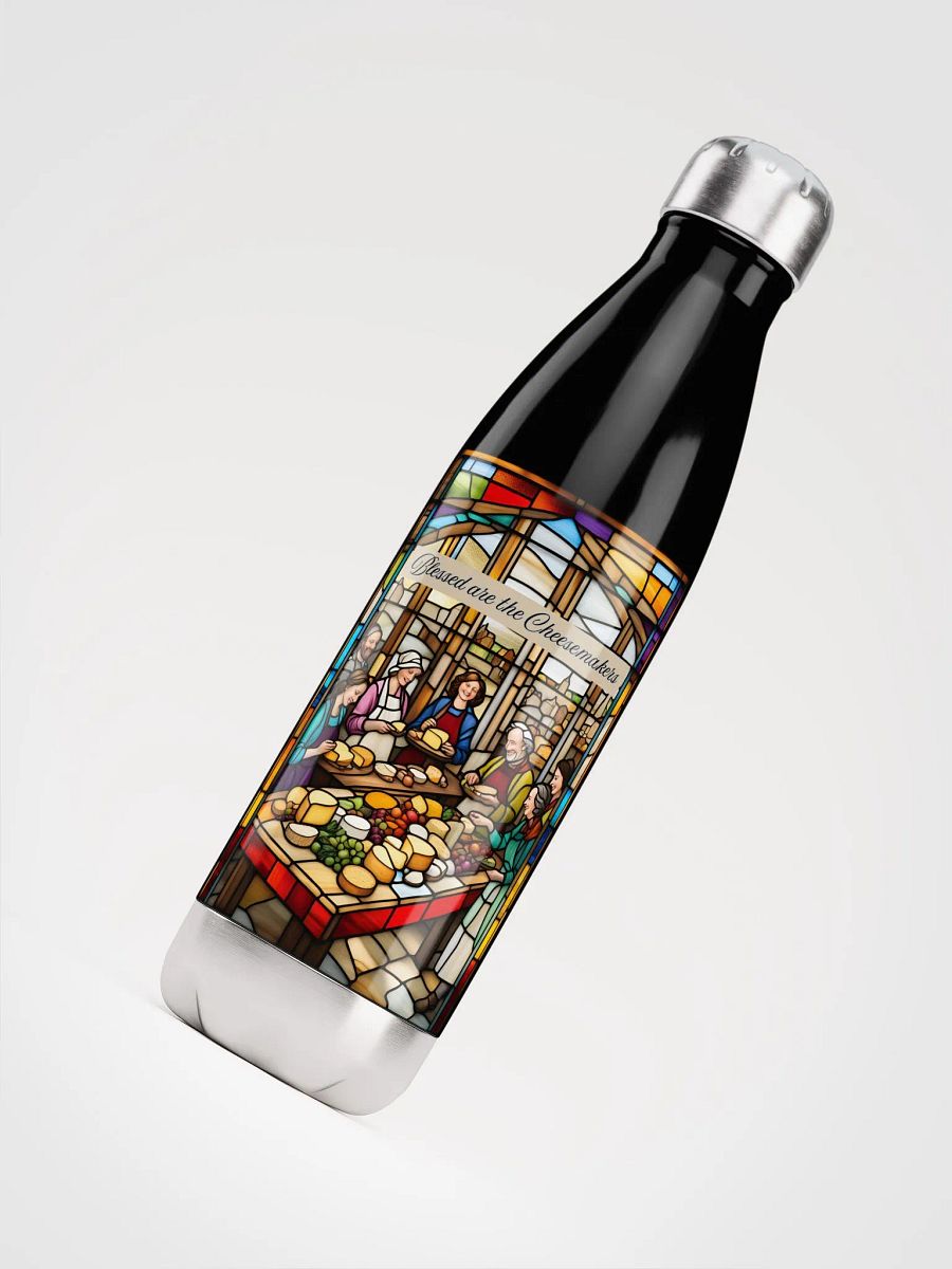 Blessed are the Cheesemakers 17oz Stainless Steel Water Bottle #03 product image (4)
