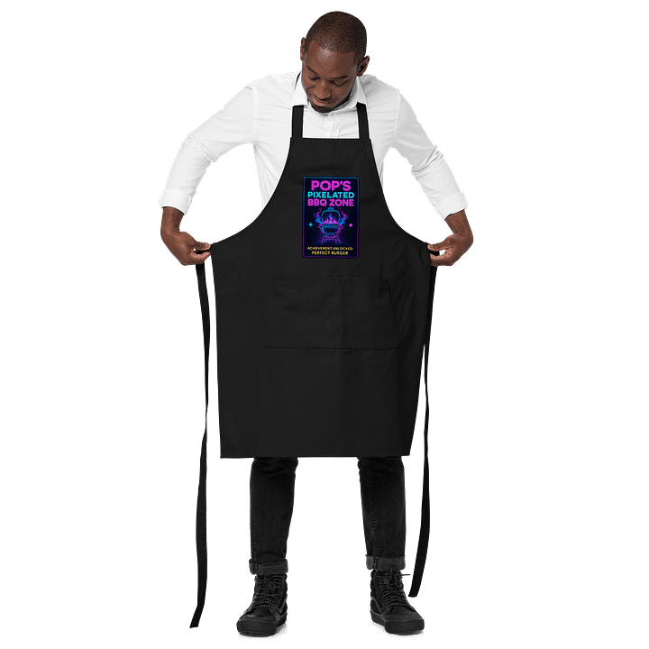 POP’s Pixelated BBQ Zone – Dadcore Apron product image (2)