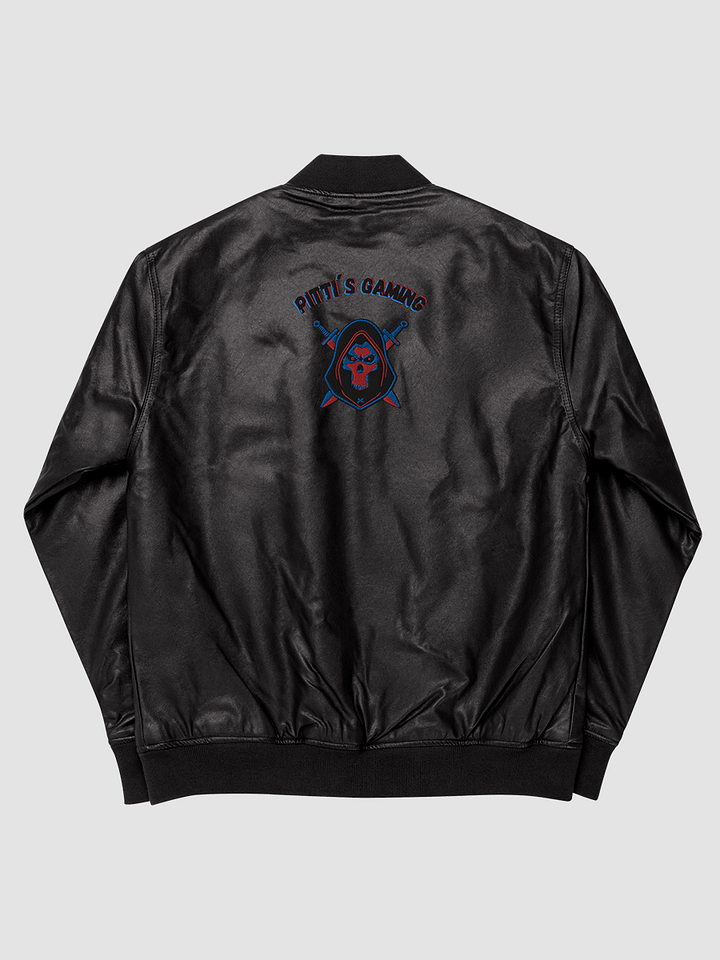 [pittis_gaming] Threadfast Apparel Faux Leather Bomber Jacket Threadfast Apparel 395J product image (2)