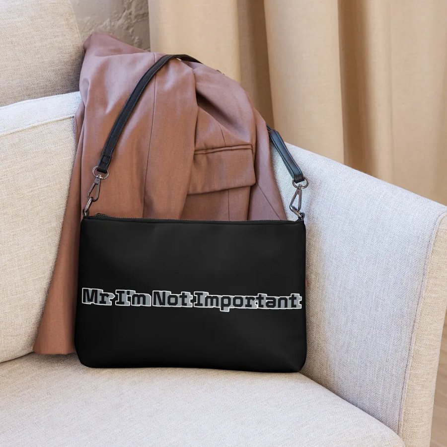Crossbody Bag - Black - Mr I'm Not Important product image (9)