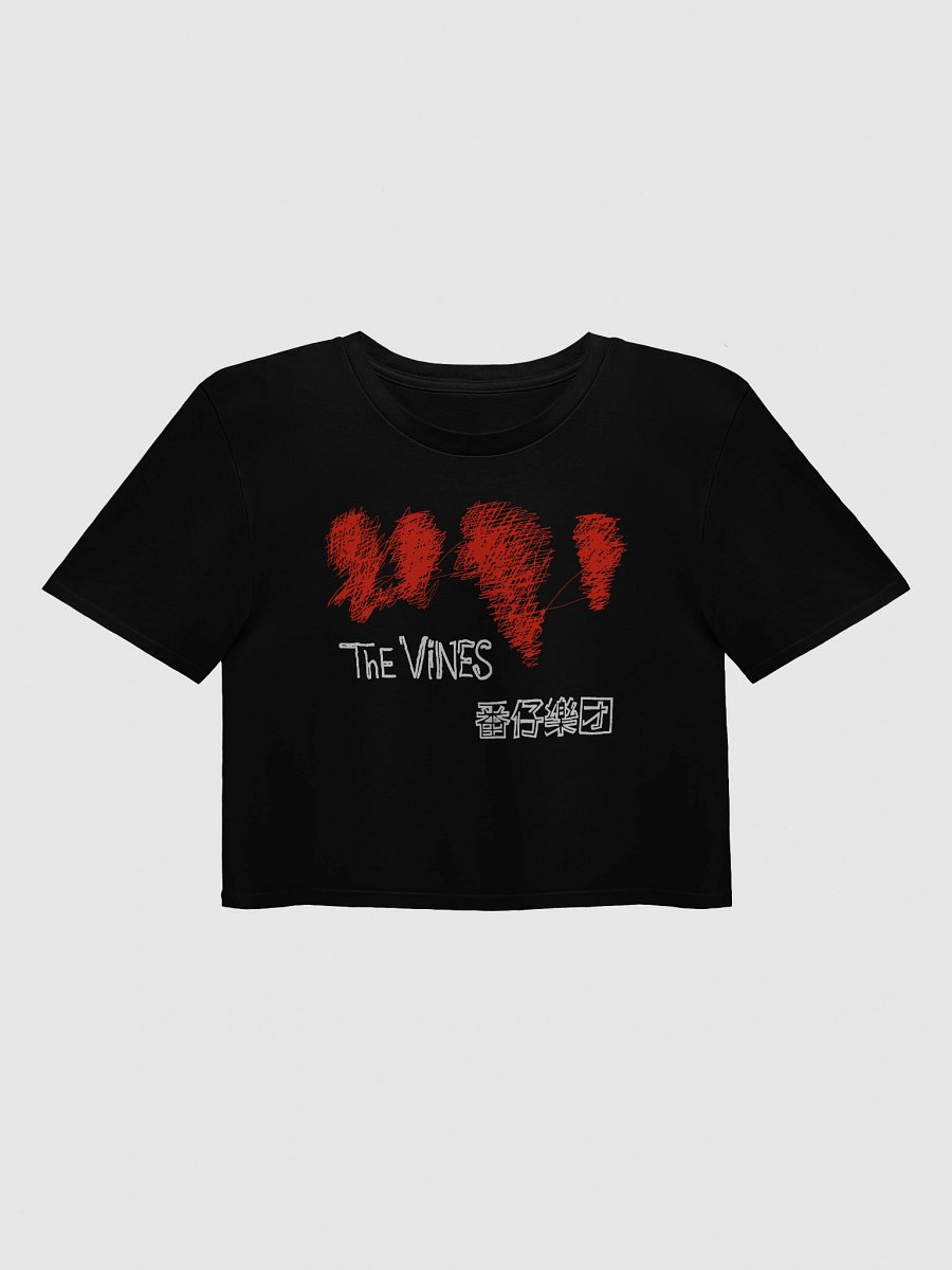 The Vines Portrait Scribbles with Chinese Logo Crop Top product image (1)