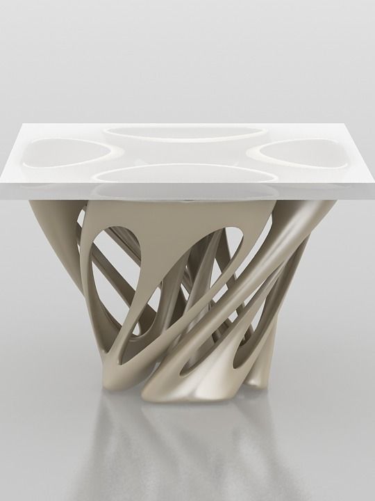 Weaverbird Parametric Furniture Table Design Grasshopper Rhino Files Download product image (4)