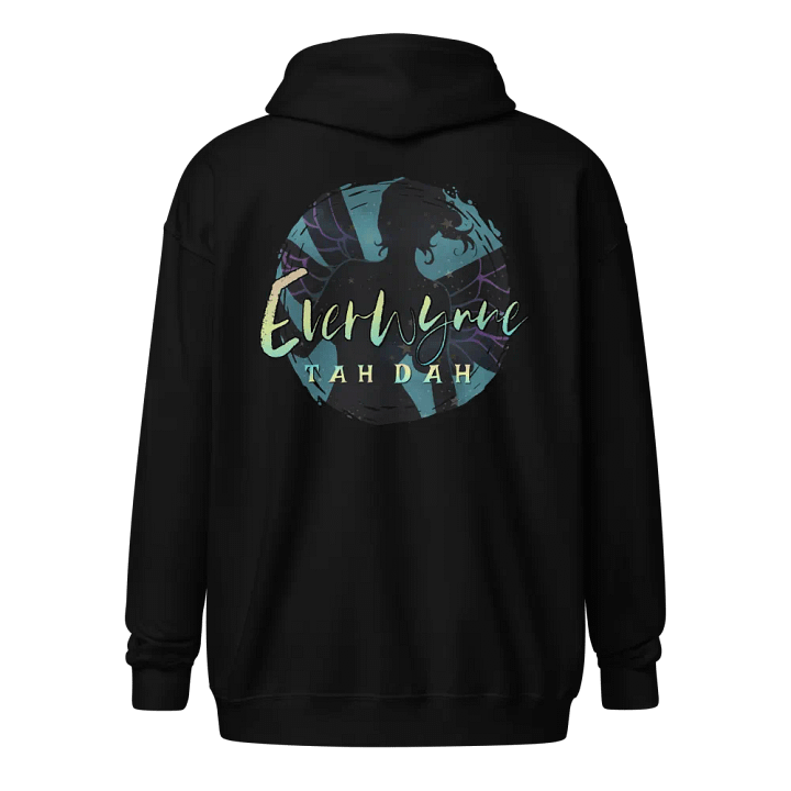 Cozy Chaos Crew Teal Logo Zip-up Hoodie product image (8)
