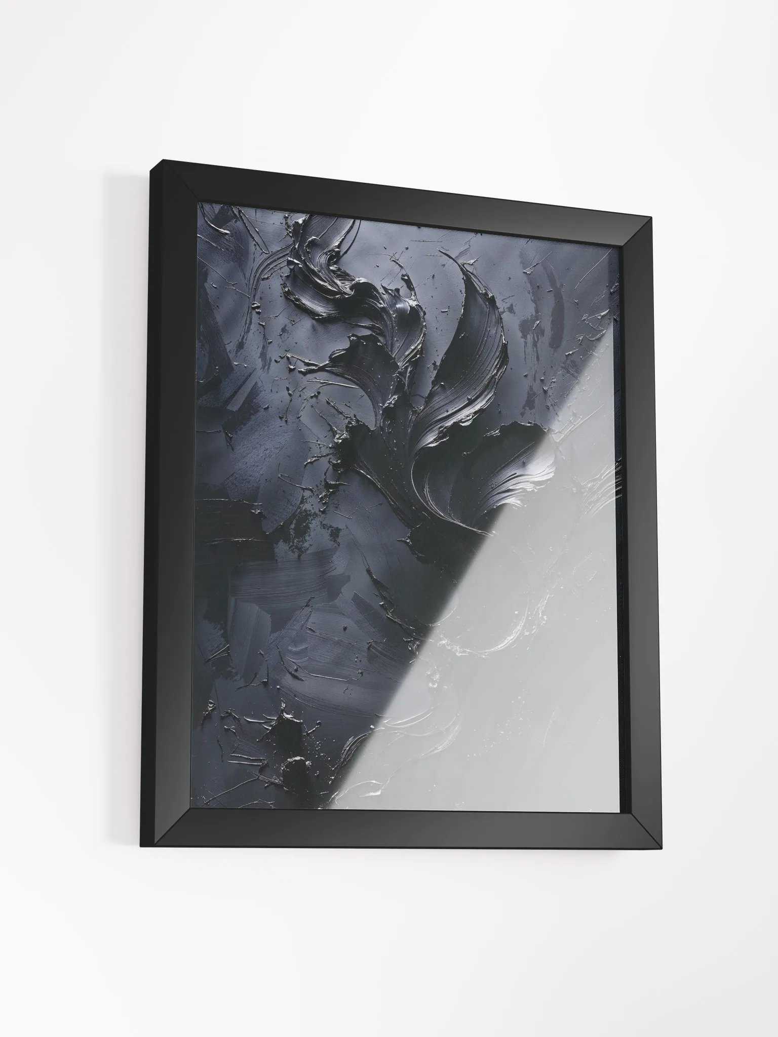 Obsidian Bloom Framed Print product image (13)