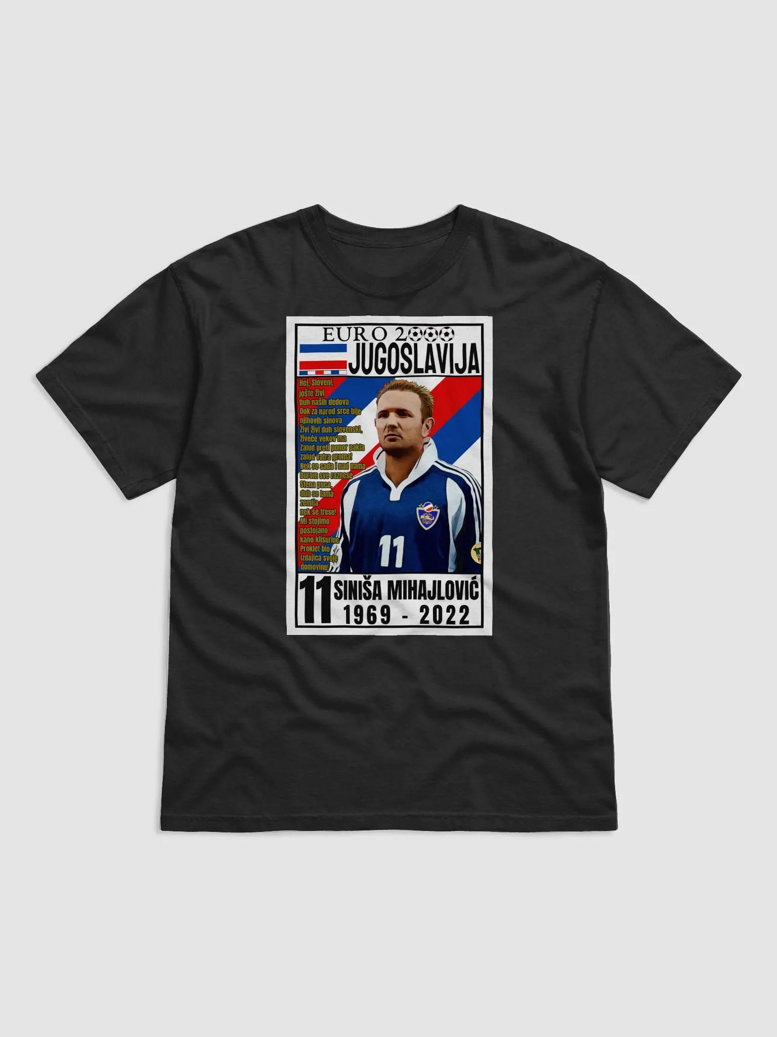 Siniša Mihajlović (SR Jugoslavija) EURO 2000 Comfort Colors Garment-Dyed Heavyweight T-Shirt product image (1)