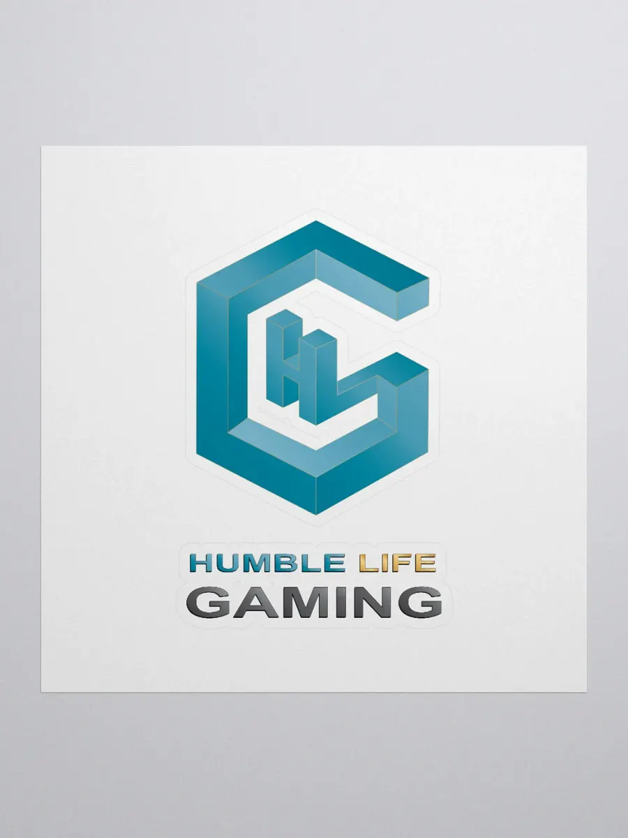 Humble Life Gaming Logo Stickers product image (3)