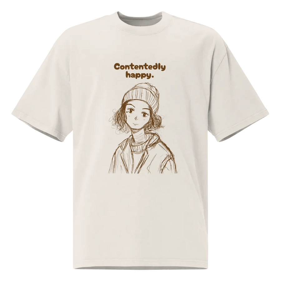 Contentedly Happy Beanie Tee product image (3)