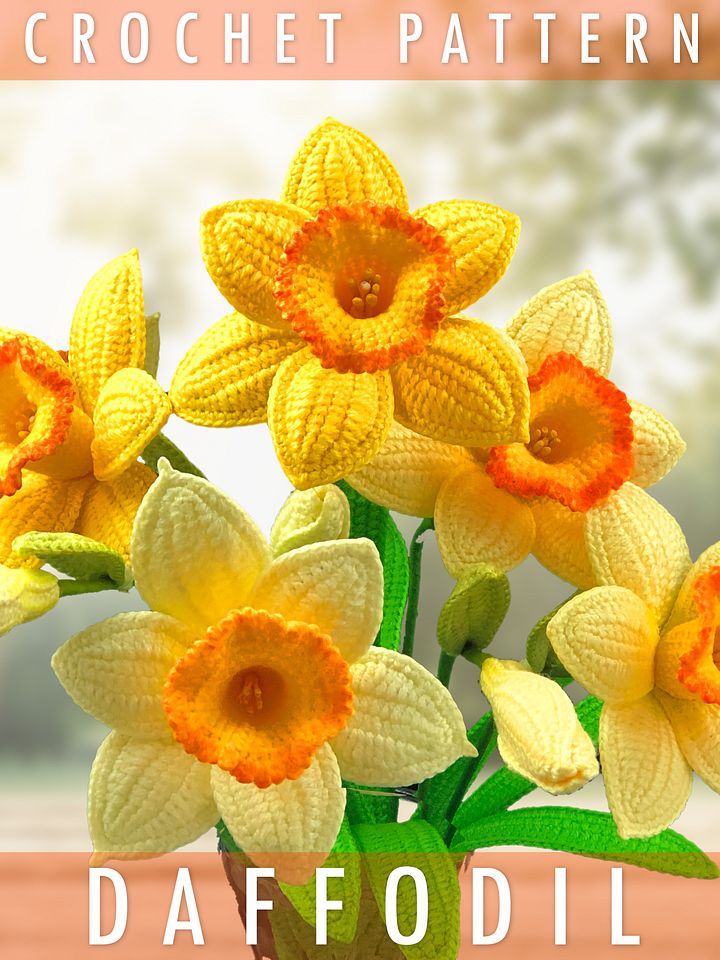 Crochet Daffodil Pattern product image (1)