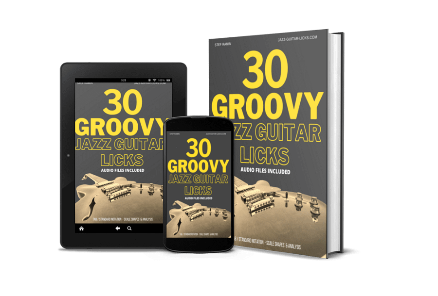 30 Groovy Jazz Guitar Licks - PDF With Audio Files product image (2)