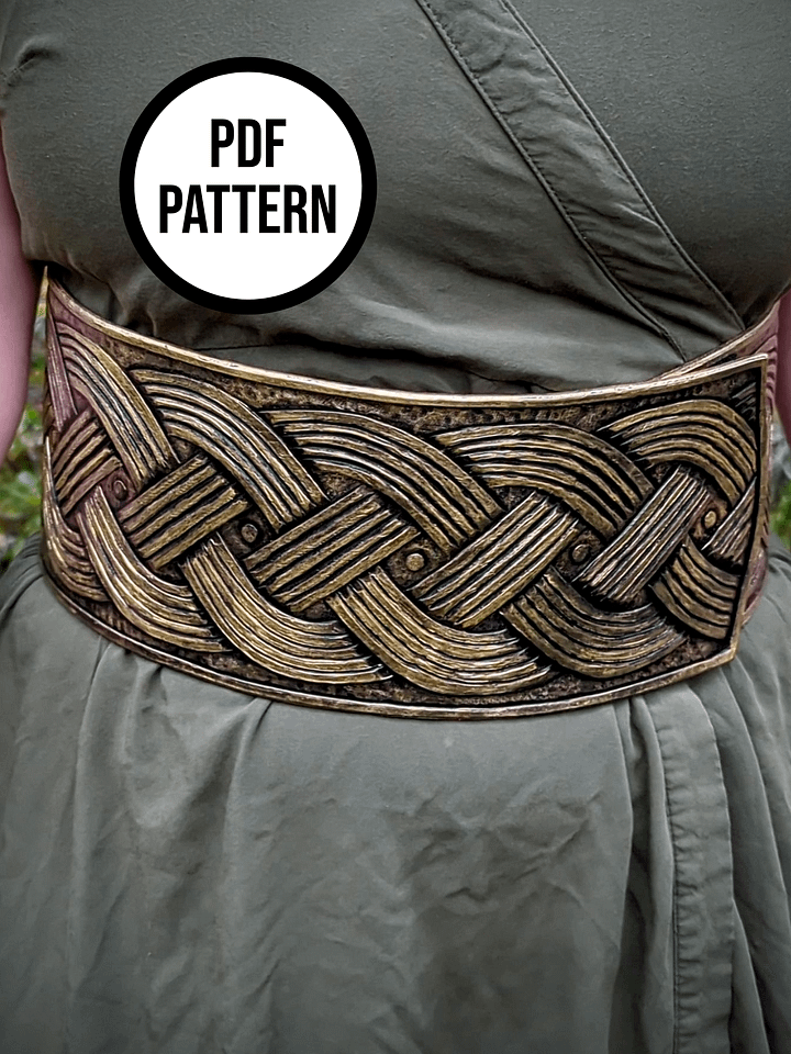 Leather Annatar Belt - PDF Pattern for Leatherwork product image (1)