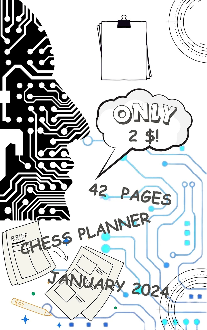 Chess Planner January 2024 product image (1)