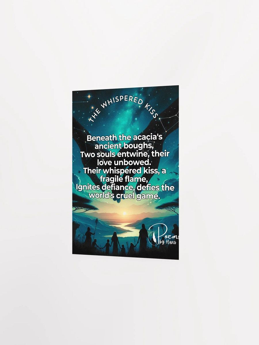 The Whispered Kiss Poetry Poster. Africa Pride 2024. LGBTQ Gay Pride product image (8)
