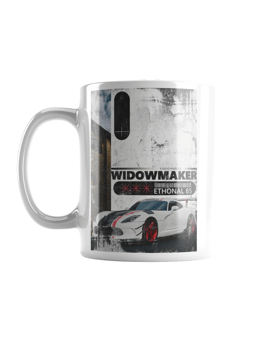 Widowmaker E85 Worn | White Glossy Mug product image (3)
