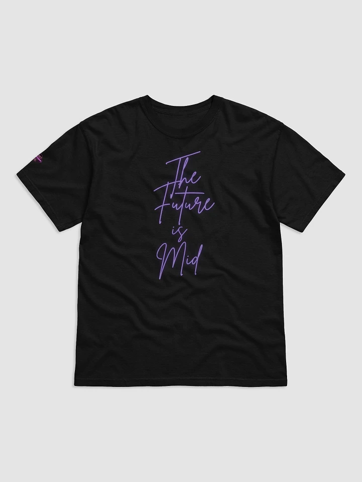 The Future is Mid Purple (Rain) Neon Print T-shirt product image (1)