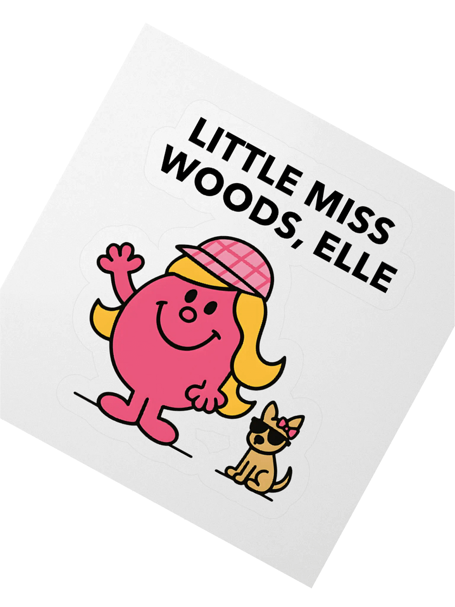 Little Miss Elle Woods Stickers – Kiss-Cut Broadway Meme Vinyl Decals product image (4)