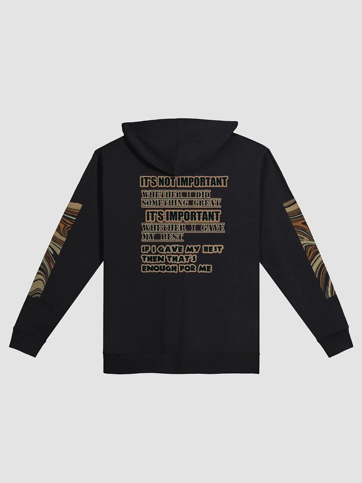 ENOUGH FOR ME Fleece Zip-Up Hoodie product image (2)
