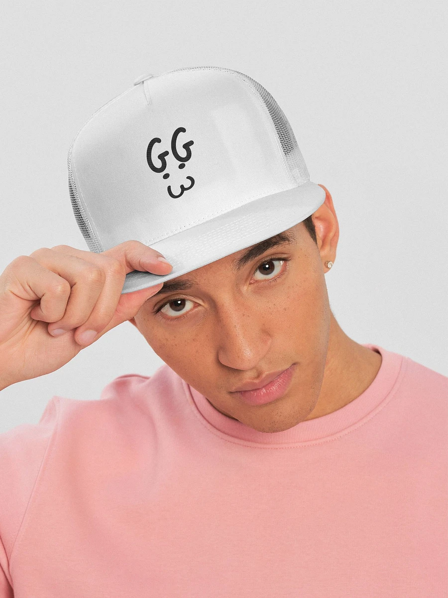 GG CAT FACE (White) - Hat product image (2)
