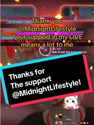 MidnightLifestyle, thank you for the incredible support in my LIVE! I will keep creating better LIVE content!@MidnightLifestyle #tiktoklive #livehighlights #livegift #galaxy #diamondgun #vrchat #nikotavr #return 