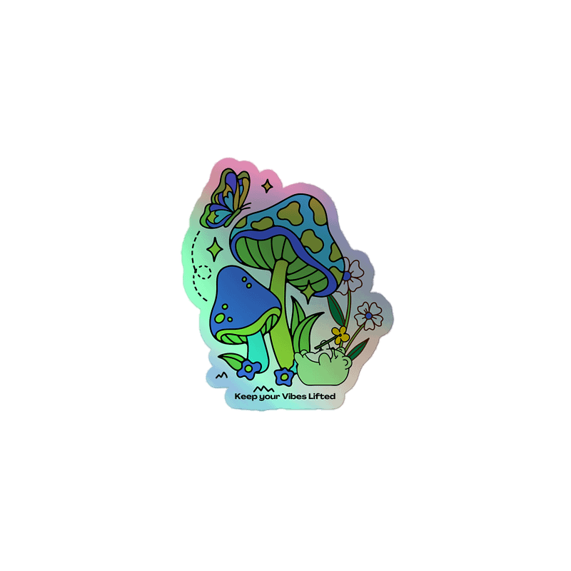 Keep your Vibes Lifted Holograpgic Sticker