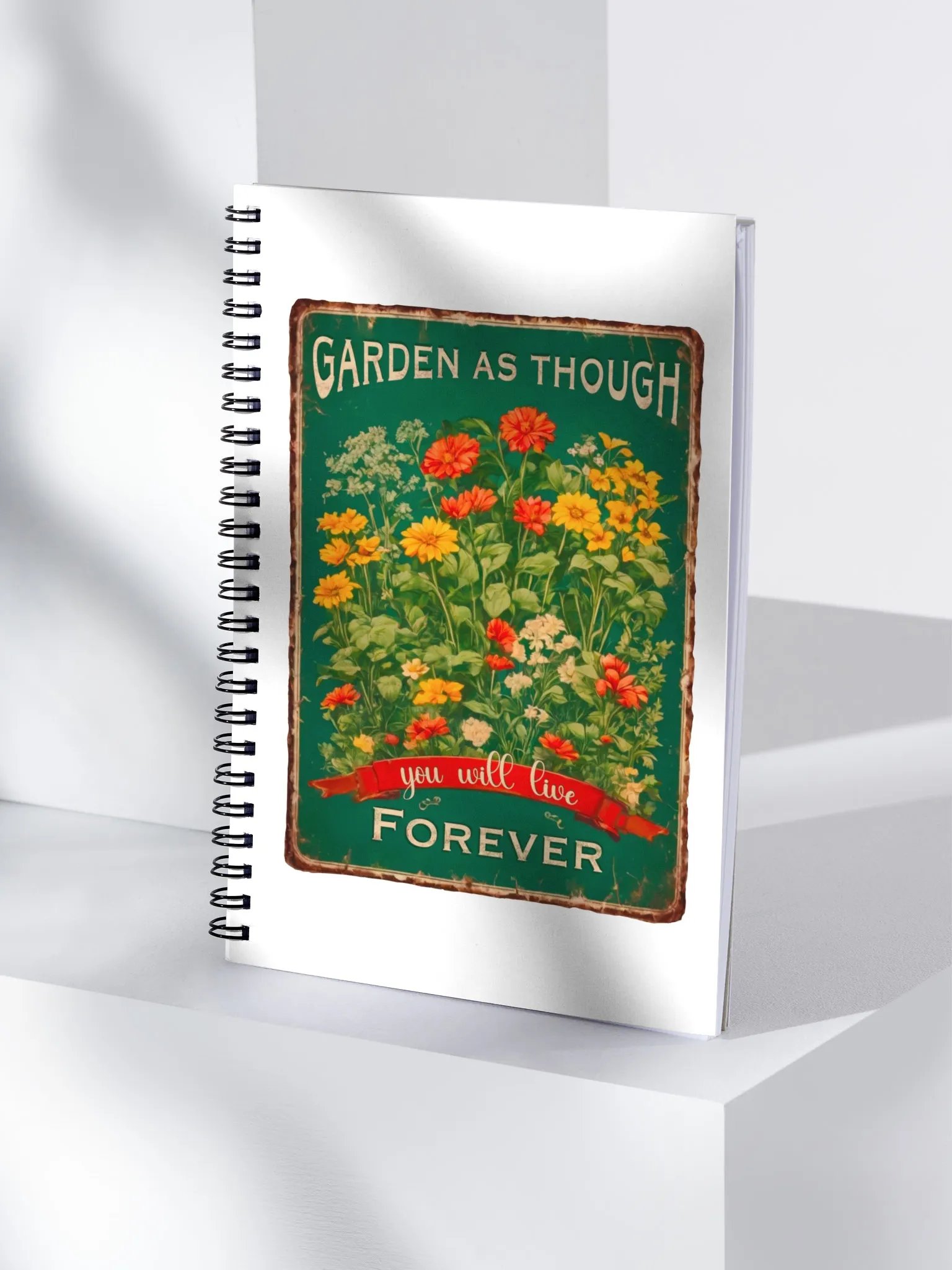Garden as though you will live forever notebook product image (4)