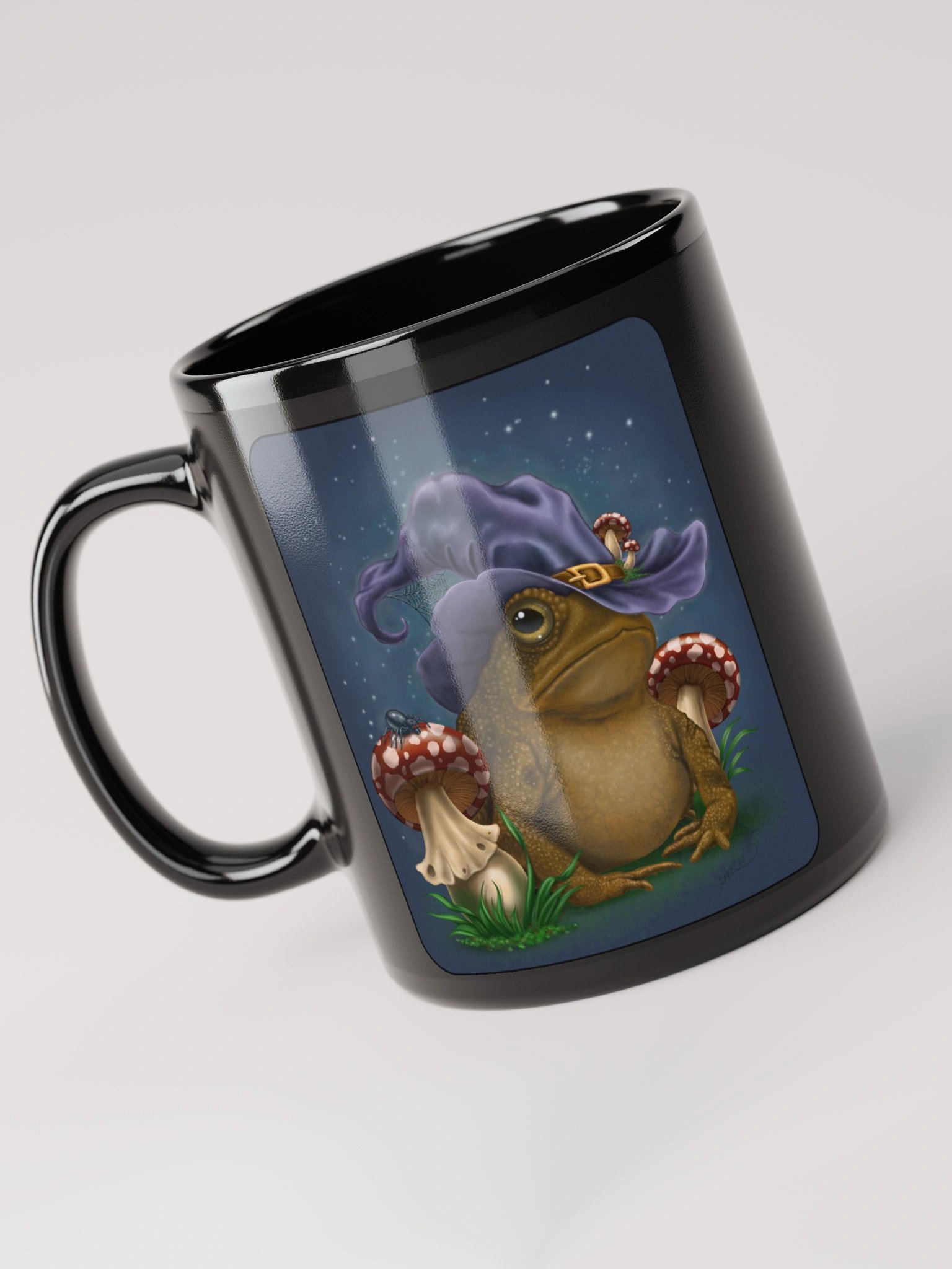 Enchanted Toad - SFA Black Glossy Mug product image (6)