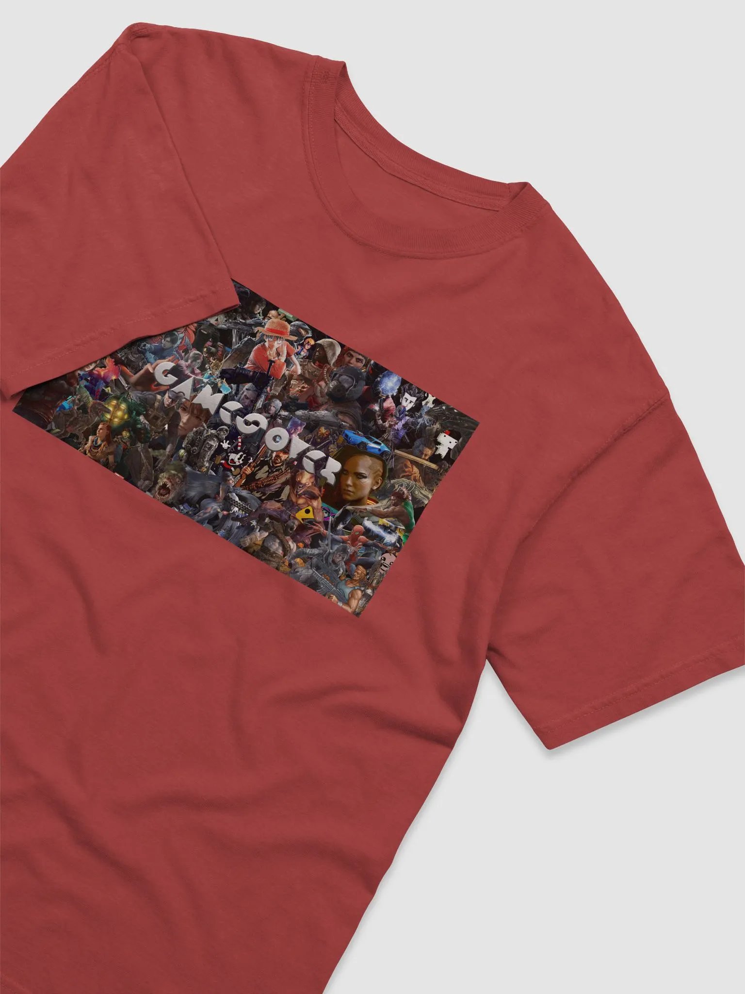 CAMISETA GAMESOVER ROJA product image (3)