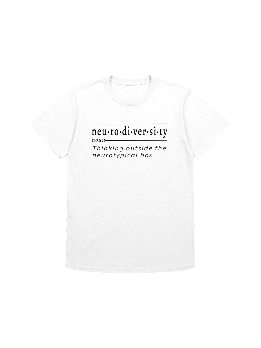 Neurodiversity Def Unisex Tee blk v1 product image (1)