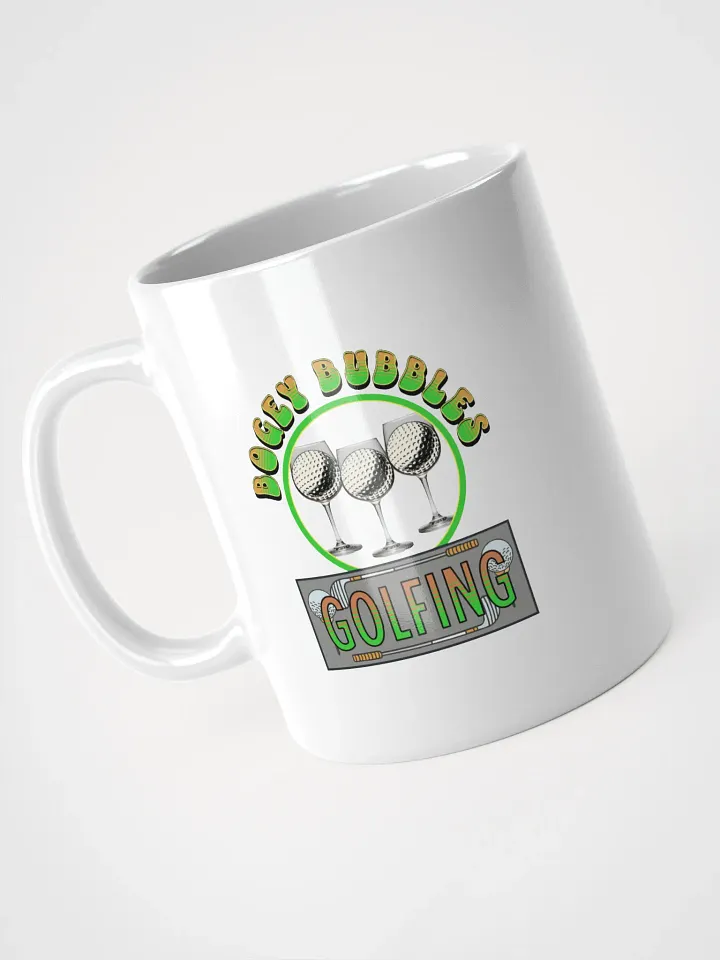 Bogey Bubbles Golfing Wine Glasses Mug product image (2)